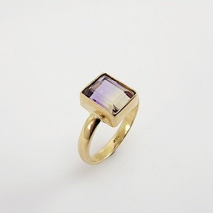 Anillo de Ametrino en oro 18 - Anillos