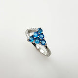 Anillo de Apatita y cubic zirconia - Anillos