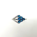 Anillo de Apatita y cubic zirconia - Anillos