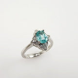 Anillo de Apatita y cubic zirconia - Anillos