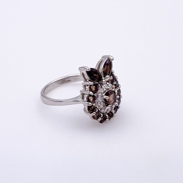 Anillo de cuarzo ahumado - Anillos