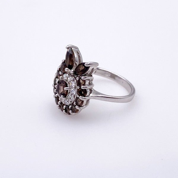 Anillo de cuarzo ahumado - Anillos