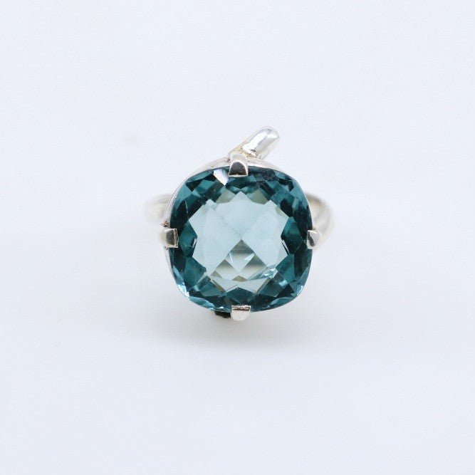 Anillo de Cuarzo Aqua Aura - Anillos