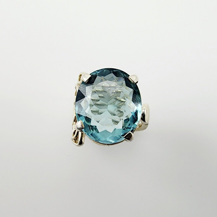 Anillo de Cuarzo Aqua Aura - Anillos