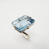 Anillo de Cuarzo Aqua Aura - Anillos