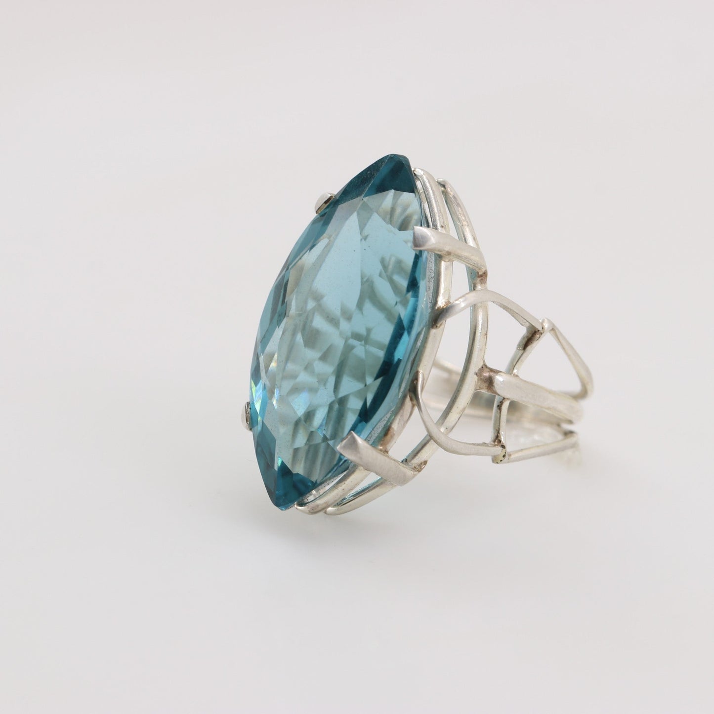 Anillo de Cuarzo Aqua Aura - Anillos