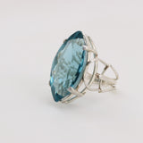 Anillo de Cuarzo Aqua Aura - Anillos