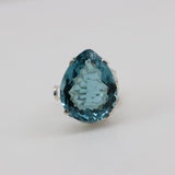 Anillo de Cuarzo Aqua Aura - Anillos