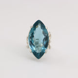 Anillo de Cuarzo Aqua Aura - Anillos