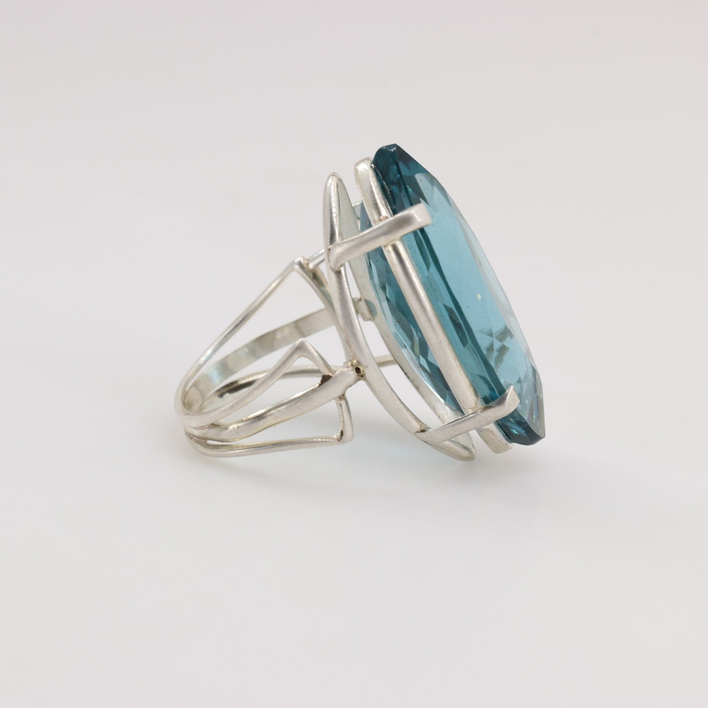 Anillo de Cuarzo Aqua Aura - Anillos