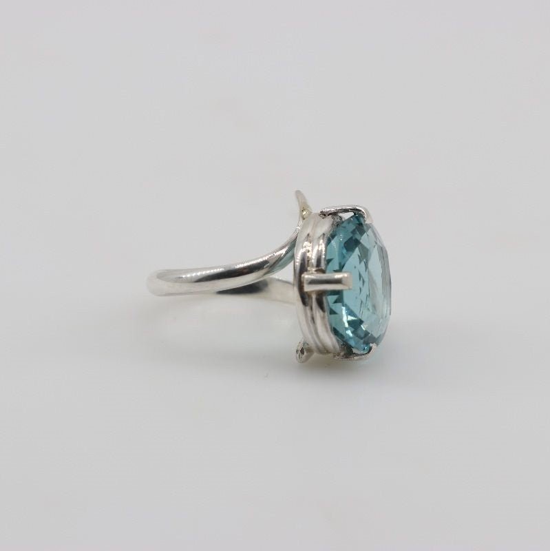 Anillo de Cuarzo Aqua Aura - Anillos
