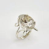 Anillo de Cuarzo Cristal con inclusiones - Anillos