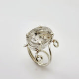 Anillo de Cuarzo Cristal con inclusiones - Anillos