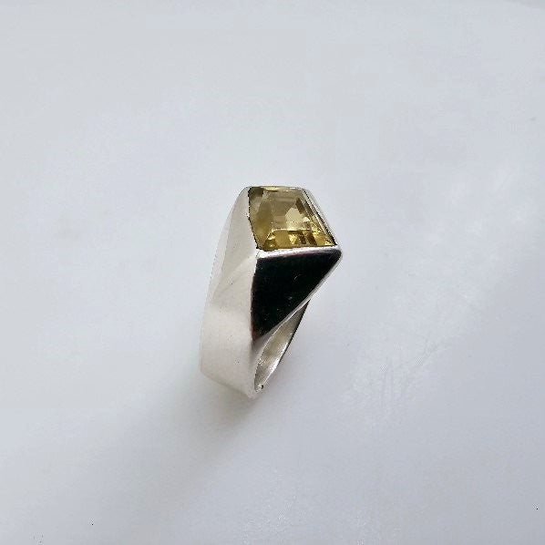 Anillo de Cuarzo limón - Anillos