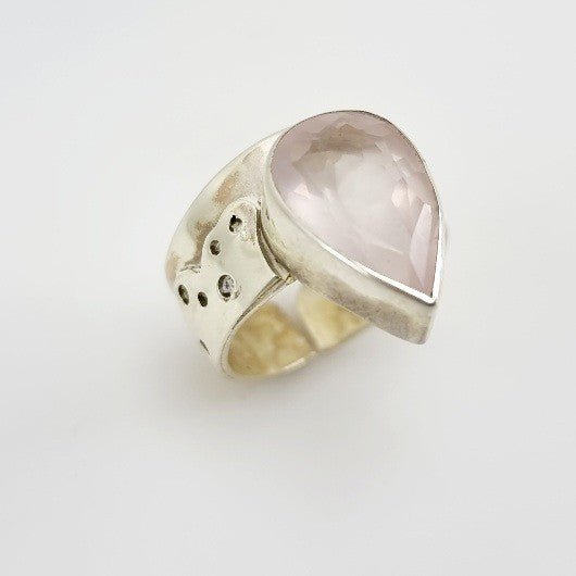 Anillo de Cuarzo Rosa - Anillos
