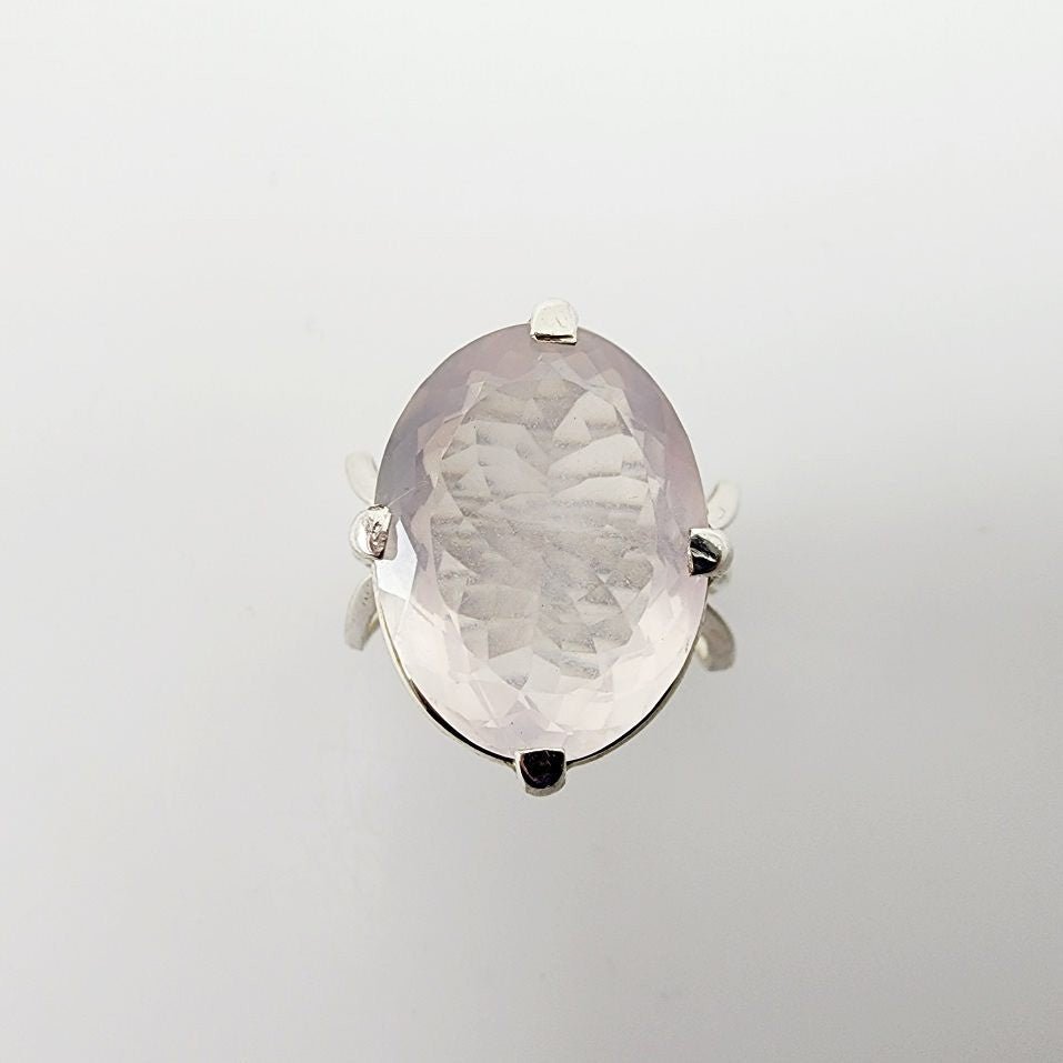 Anillo de Cuarzo Rosa - Anillos