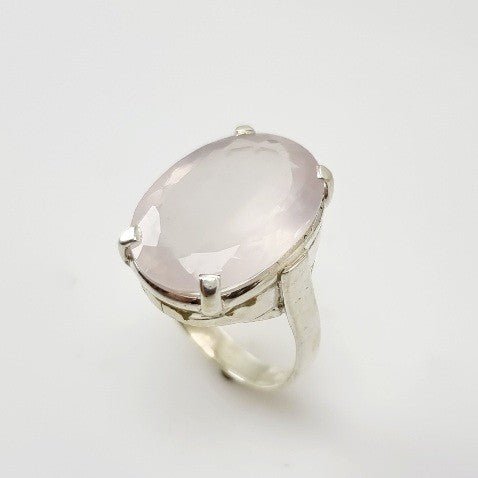 Anillo de Cuarzo Rosa - Anillos