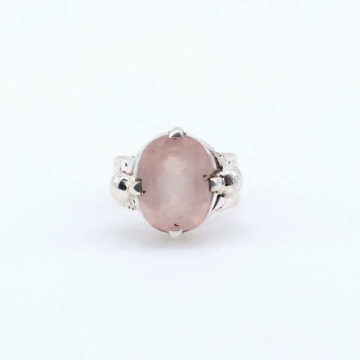 Anillo de Cuarzo Rosa - Anillos