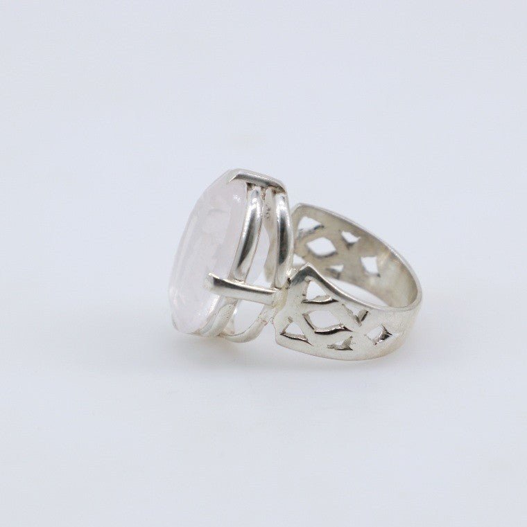 Anillo de Cuarzo Rosa - Anillos