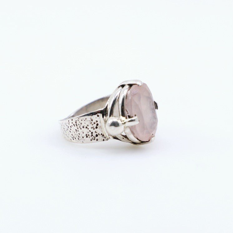 Anillo de Cuarzo Rosa - Anillos