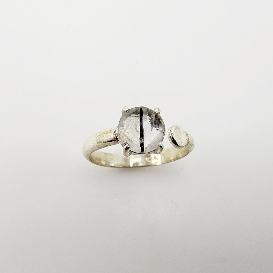 Anillo de Cuarzo turmalinado - Anillos