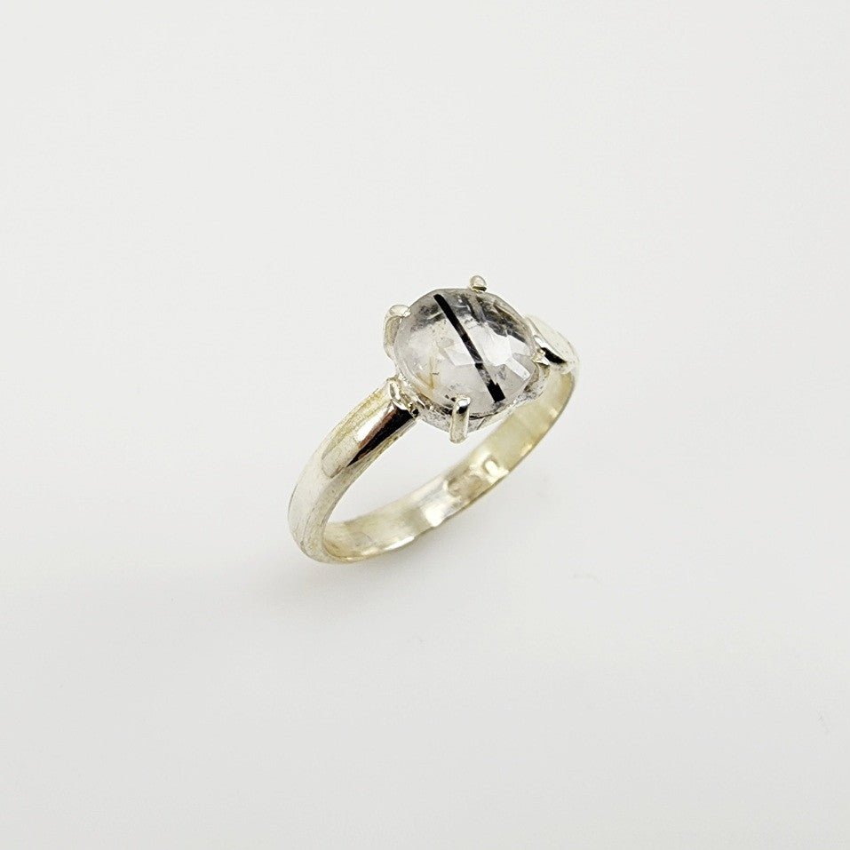 Anillo de Cuarzo turmalinado - Anillos
