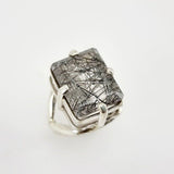 Anillo de Cuarzo turmalinado - Anillos