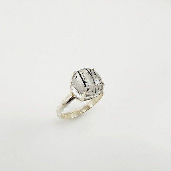 Anillo de Cuarzo turmalinado - Anillos