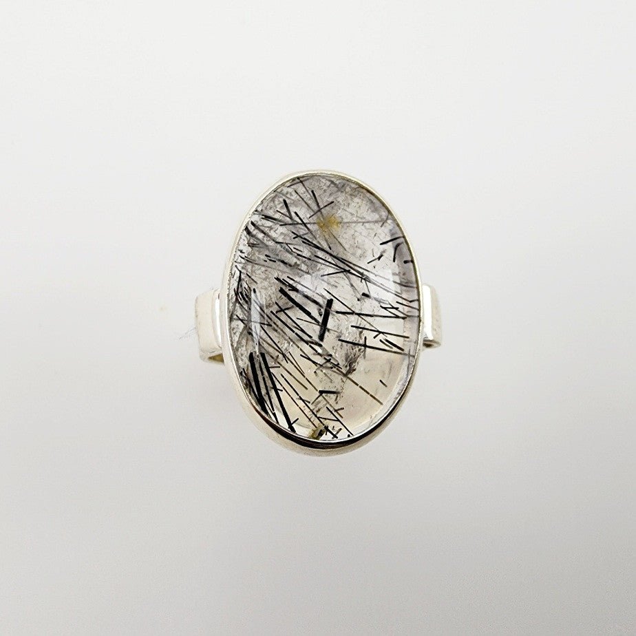 Anillo de Cuarzo turmalinado - Anillos