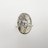 Anillo de Cuarzo turmalinado - Anillos