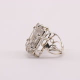 Anillo de Cuarzo turmalinado - Anillos
