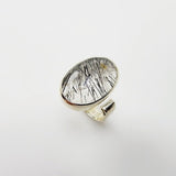 Anillo de Cuarzo turmalinado - Anillos