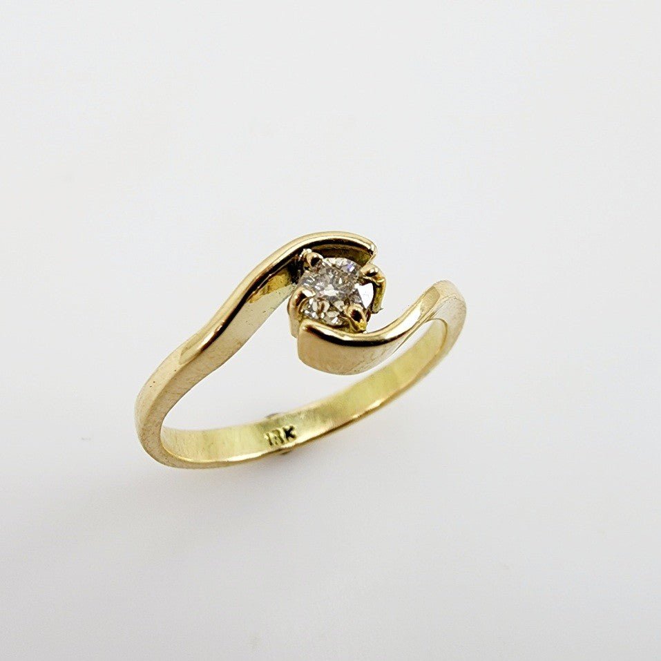 Anillo de Diamante en oro 18 - Anillos