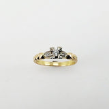 Anillo de Diamante en oro 18 y oro blanco - Anillos
