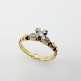 Anillo de Diamante en oro 18 y oro blanco - Anillos