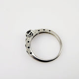 Anillo de Diamante negro y espinela negra - Anillos