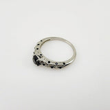 Anillo de Diamante negro y espinela negra - Anillos