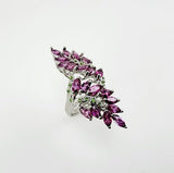 Anillo de Diopsido y Granate Rodolito - Anillos