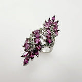 Anillo de Diopsido y Granate Rodolito - Anillos