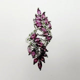 Anillo de Diopsido y Granate Rodolito - Anillos