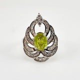 Anillo de Esfena y cubic zirconia - Anillos
