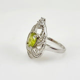Anillo de Esfena y cubic zirconia - Anillos