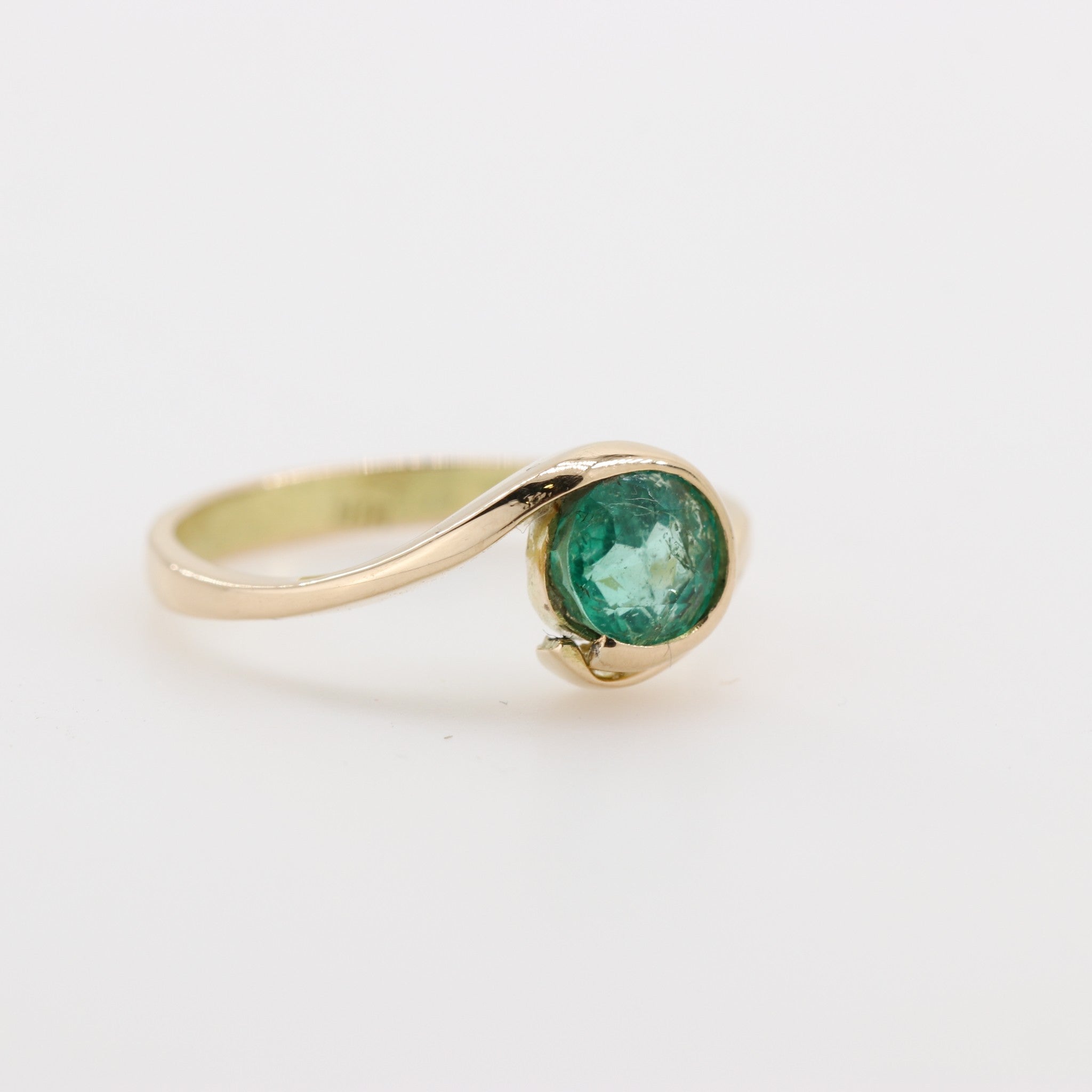 Anillo de Esmeralda en oro 18 k - Anillos