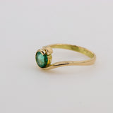 Anillo de Esmeralda en oro 18 k - Anillos