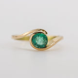 Anillo de Esmeralda en oro 18 k - Anillos