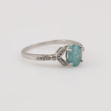 Anillo de esmeralda y cubic zirconia - Anillos
