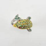 Anillo de esmeralda y granate rodolita - Anillos