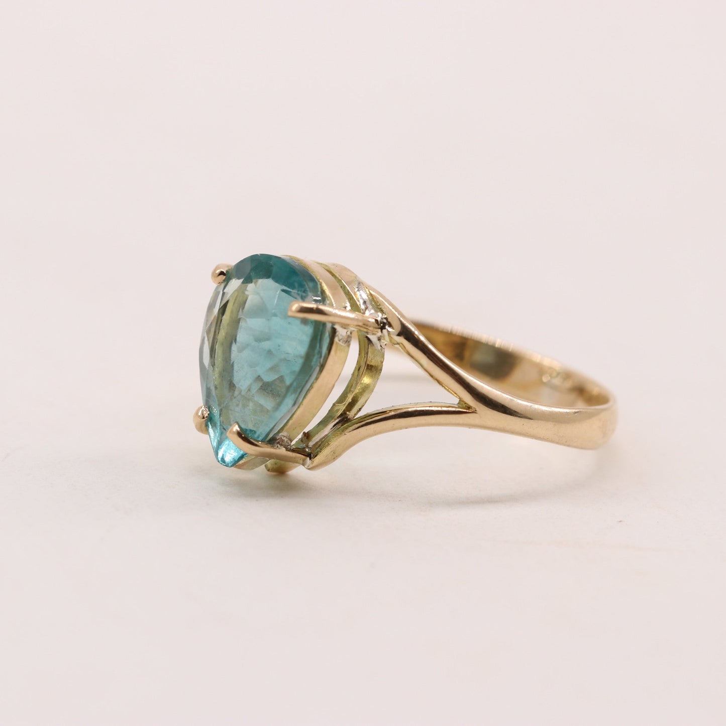 Anillo de Fluorita en oro 18 - Anillos