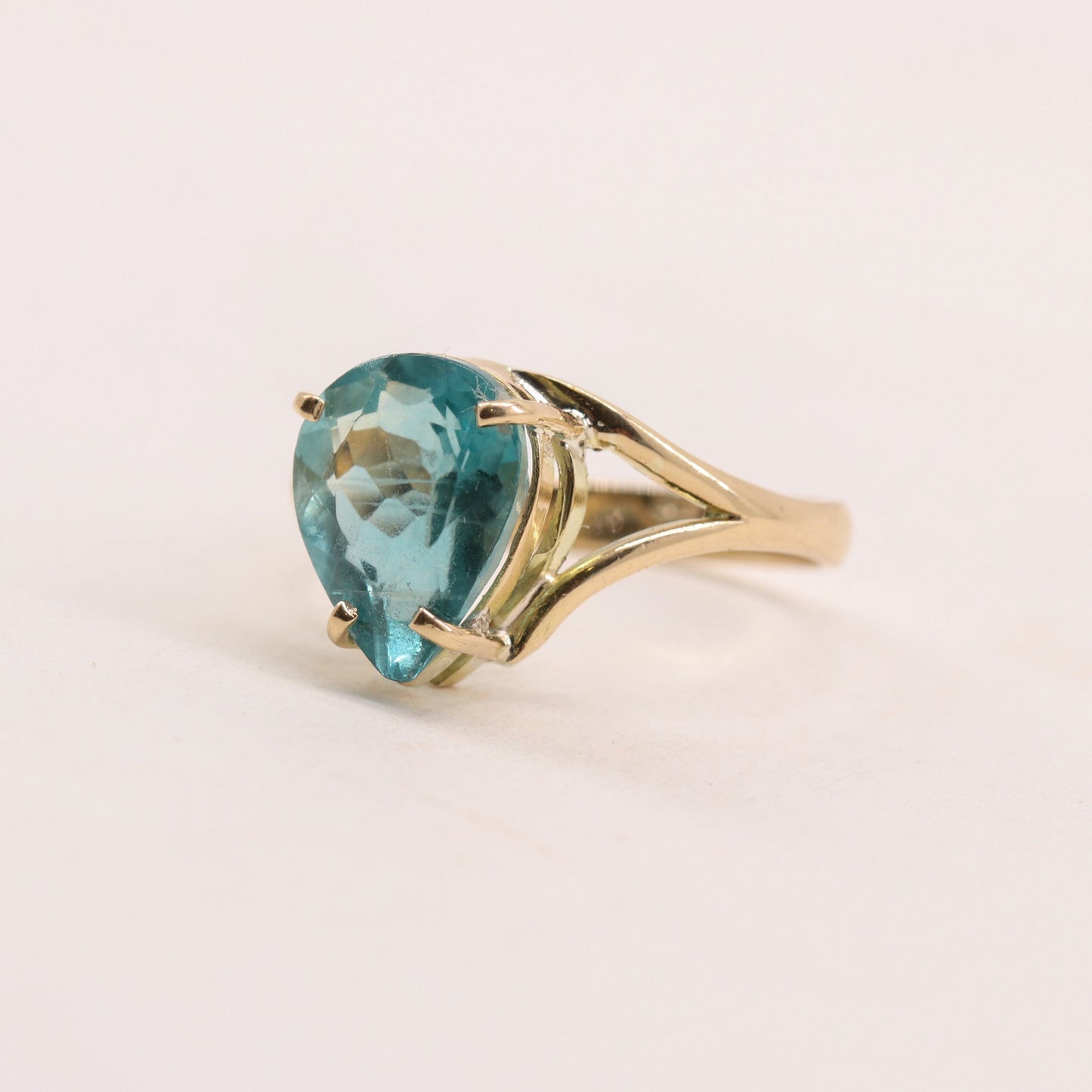 Anillo de Fluorita en oro 18 - Anillos