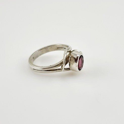 Anillo de Granate en Plata 925- Anillos
